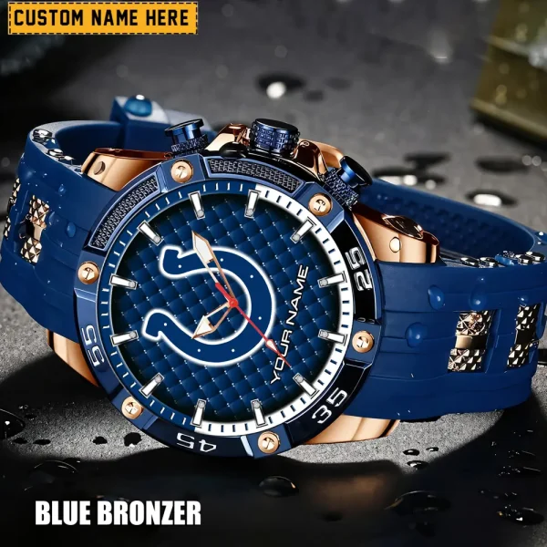 Indianapolis Colts Silicon Strap Fashion Wrist Watch Trending 2025 SPTSSFWW079 - Image 4