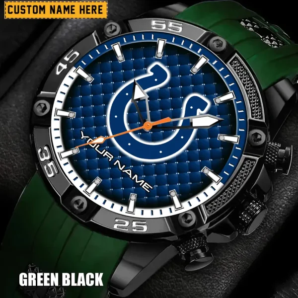 Indianapolis Colts Silicon Strap Fashion Wrist Watch Trending 2025 SPTSSFWW079 - Image 5