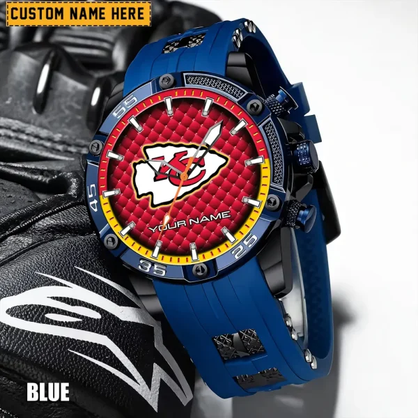 Kansas City Chiefs Silicon Strap Fashion Wrist Watch Trending 2025 SPTSSFWW081 - Image 2