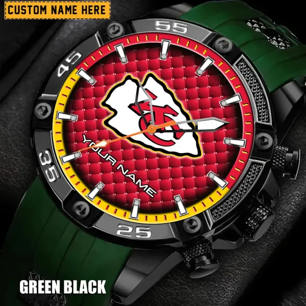 Kansas City Chiefs Silicon Strap Fashion Wrist Watch Trending 2025 SPTSSFWW081 - Image 5