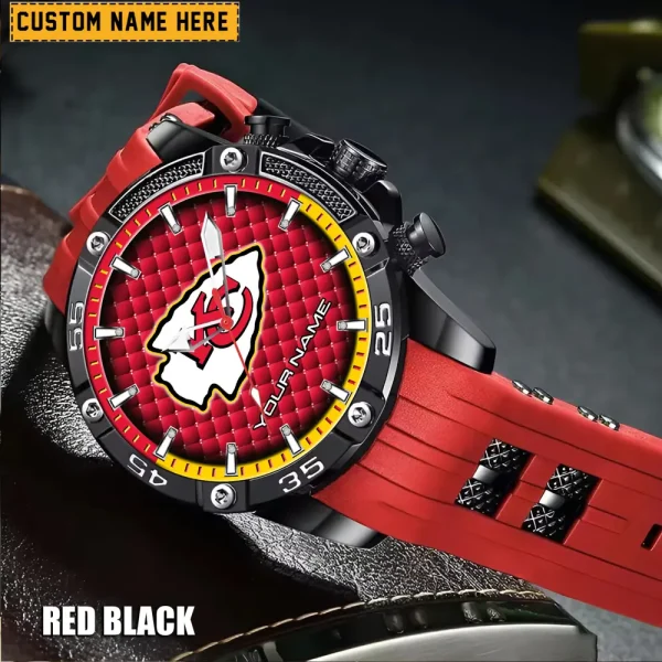 Kansas City Chiefs Silicon Strap Fashion Wrist Watch Trending 2025 SPTSSFWW081 - Image 6