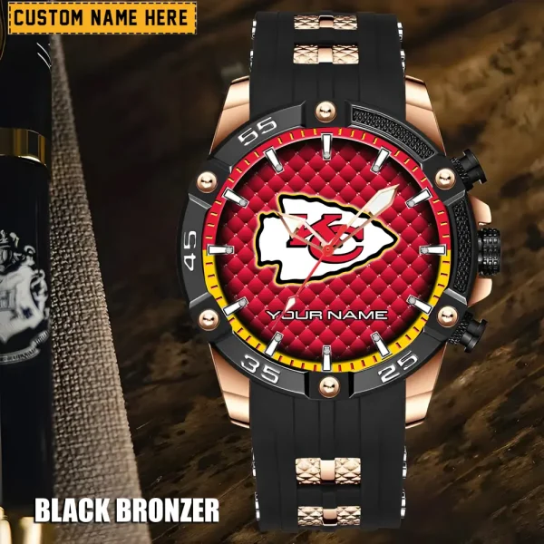 Kansas City Chiefs Silicon Strap Fashion Wrist Watch Trending 2025 SPTSSFWW081