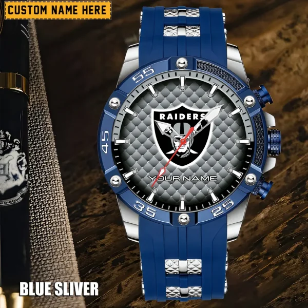 Las Vegas Raiders Silicon Strap Fashion Wrist Watch Trending 2025 SPTSSFWW082 - Image 5