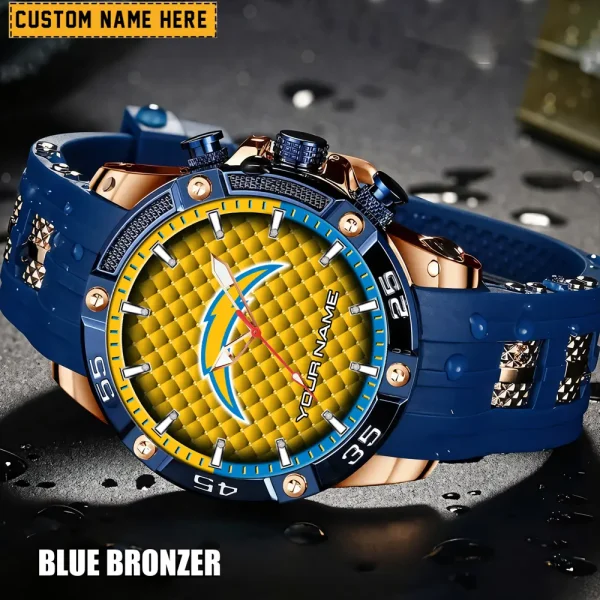 Los Angeles Chargers Silicon Strap Fashion Wrist Watch Trending 2025 SPTSSFWW083 - Image 4