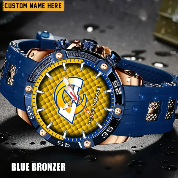 Los Angeles Rams Silicon Strap Fashion Wrist Watch Trending 2025 SPTSSFWW084 - Image 4