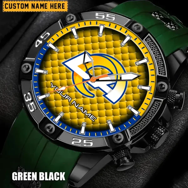 Los Angeles Rams Silicon Strap Fashion Wrist Watch Trending 2025 SPTSSFWW084 - Image 5