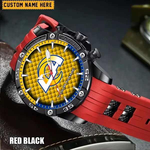 Los Angeles Rams Silicon Strap Fashion Wrist Watch Trending 2025 SPTSSFWW084 - Image 6