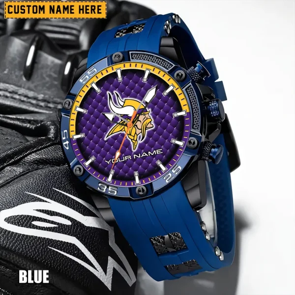 Minnesota Vikings Silicon Strap Fashion Wrist Watch Trending 2025 SPTSSFWW086 - Image 6
