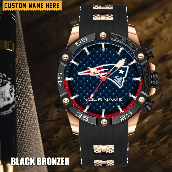 New England Patriots Silicon Strap Fashion Wrist Watch Trending 2025 SPTSSFWW087