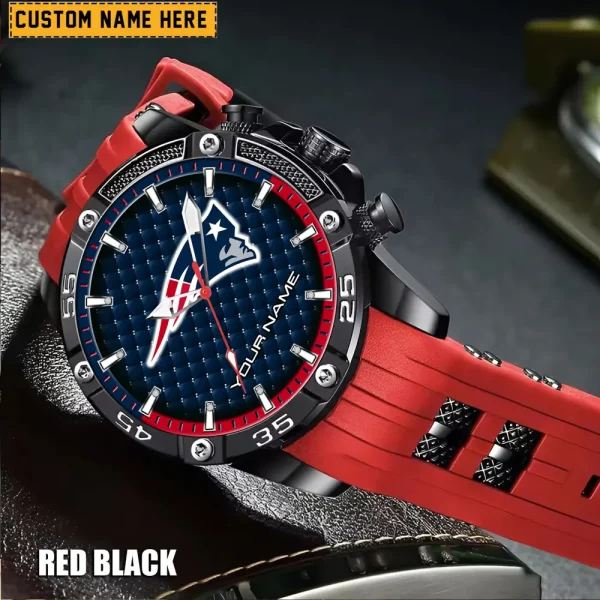 New England Patriots Silicon Strap Fashion Wrist Watch Trending 2025 SPTSSFWW087 - Image 2