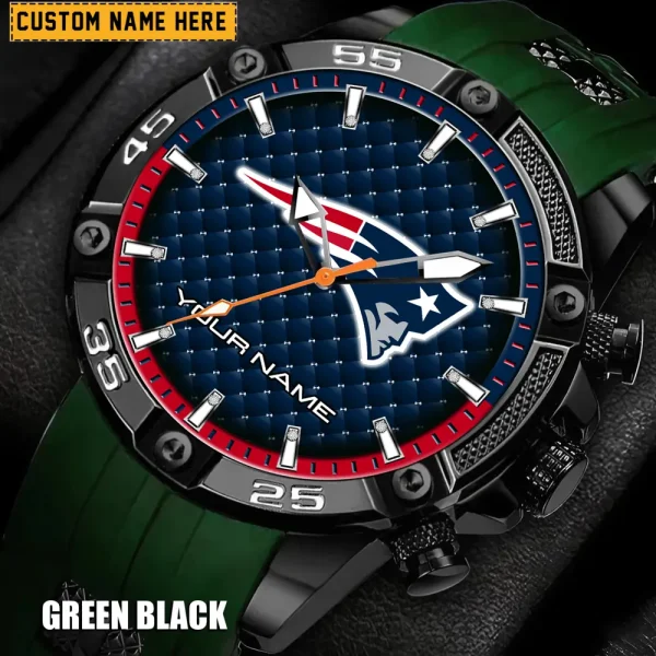 New England Patriots Silicon Strap Fashion Wrist Watch Trending 2025 SPTSSFWW087 - Image 3