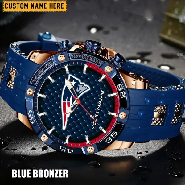 New England Patriots Silicon Strap Fashion Wrist Watch Trending 2025 SPTSSFWW087 - Image 4