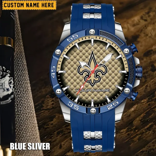 New Orleans Saints Silicon Strap Fashion Wrist Watch Trending 2025 SPTSSFWW088 - Image 3
