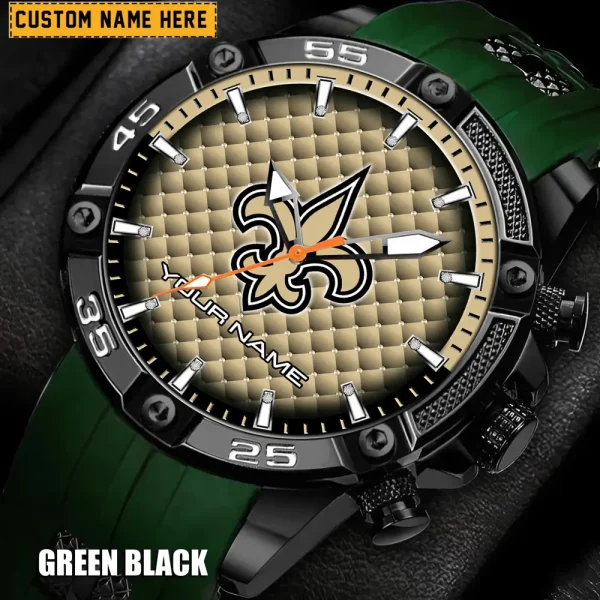 New Orleans Saints Silicon Strap Fashion Wrist Watch Trending 2025 SPTSSFWW088 - Image 5