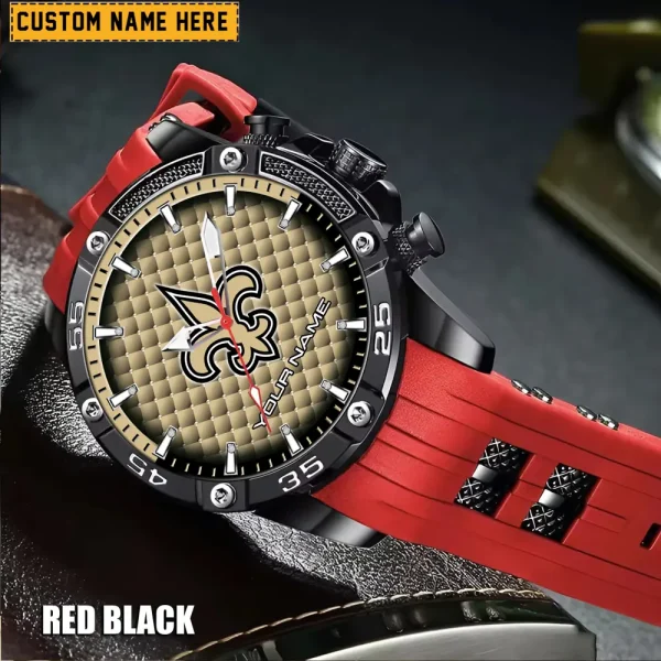 New Orleans Saints Silicon Strap Fashion Wrist Watch Trending 2025 SPTSSFWW088 - Image 6