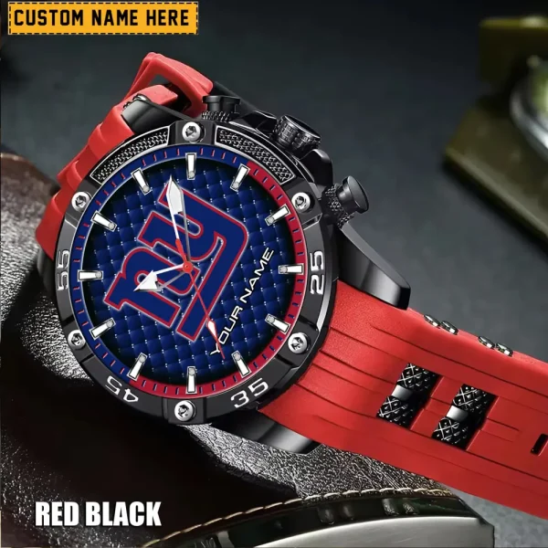 New York Giants Silicon Strap Fashion Wrist Watch Trending 2025 SPTSSFWW089 - Image 2