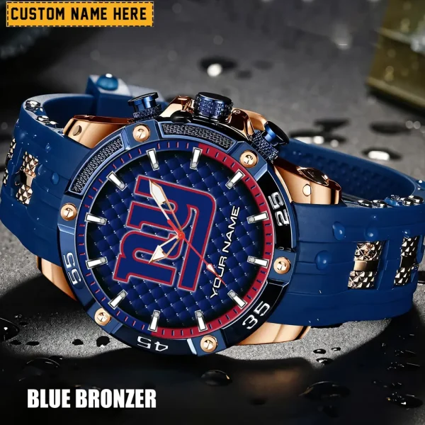 New York Giants Silicon Strap Fashion Wrist Watch Trending 2025 SPTSSFWW089 - Image 4