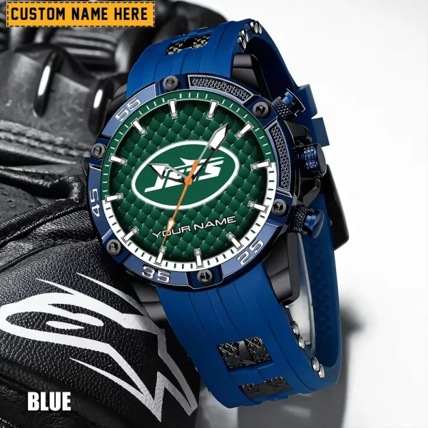 New York Jets Silicon Strap Fashion Wrist Watch Trending 2025 SPTSSFWW090 - Image 2