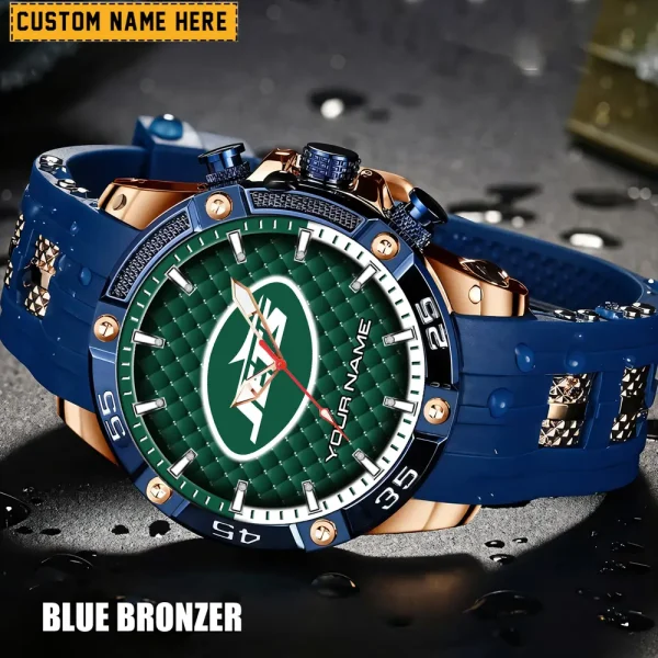 New York Jets Silicon Strap Fashion Wrist Watch Trending 2025 SPTSSFWW090 - Image 4