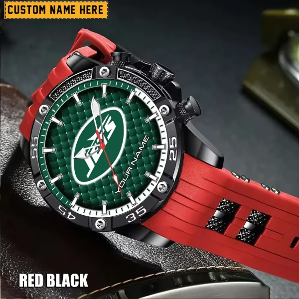 New York Jets Silicon Strap Fashion Wrist Watch Trending 2025 SPTSSFWW090 - Image 6