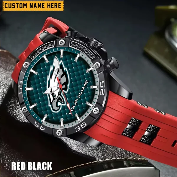 Philadelphia Eagles Silicon Strap Fashion Wrist Watch Trending 2025 SPTSSFWW091 - Image 2