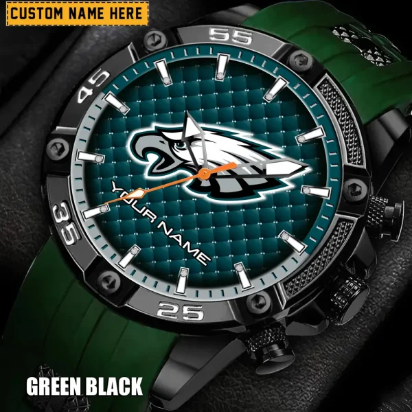 Philadelphia Eagles Silicon Strap Fashion Wrist Watch Trending 2025 SPTSSFWW091 - Image 3