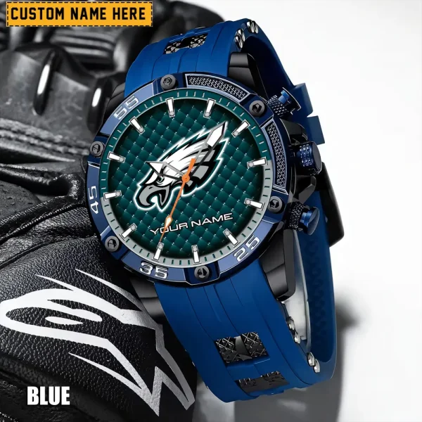 Philadelphia Eagles Silicon Strap Fashion Wrist Watch Trending 2025 SPTSSFWW091 - Image 6