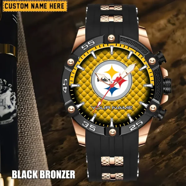 Pittsburgh Steelers Silicon Strap Fashion Wrist Watch Trending 2025 SPTSSFWW092