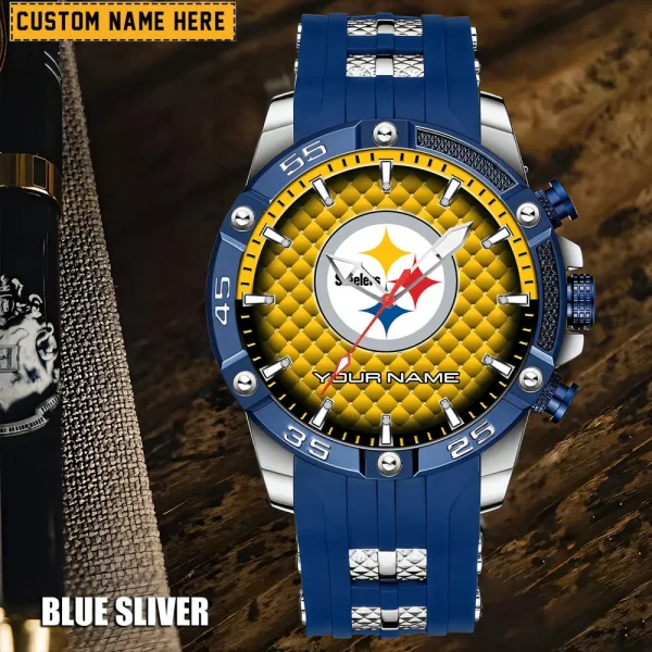 Pittsburgh Steelers Silicon Strap Fashion Wrist Watch Trending 2025 SPTSSFWW092 - Image 5