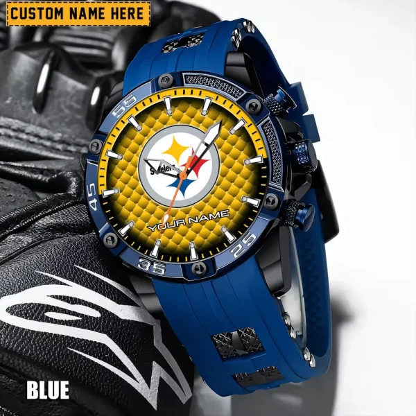 Pittsburgh Steelers Silicon Strap Fashion Wrist Watch Trending 2025 SPTSSFWW092 - Image 6