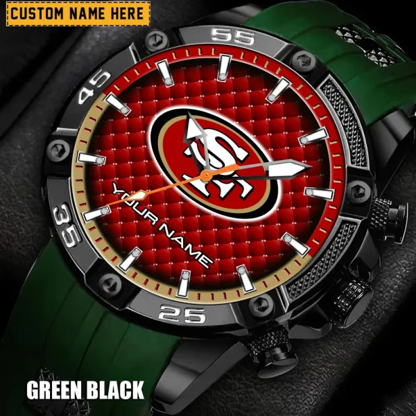 San Francisco 49ers Silicon Strap Fashion Wrist Watch Trending 2025 SPTSSFWW093 - Image 3