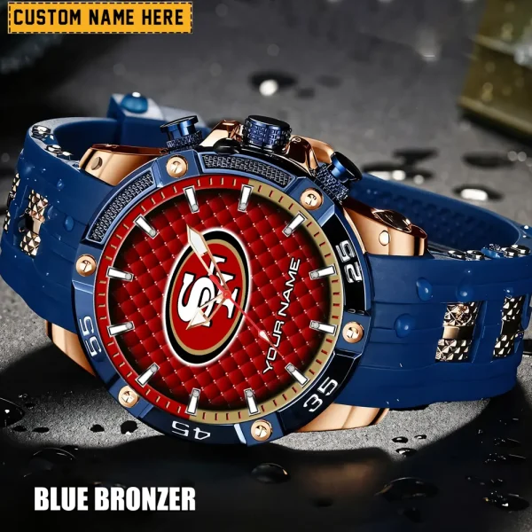 San Francisco 49ers Silicon Strap Fashion Wrist Watch Trending 2025 SPTSSFWW093 - Image 4