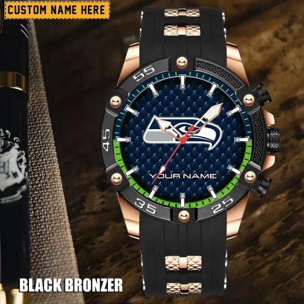 Seattle Seahawks Silicon Strap Fashion Wrist Watch Trending 2025 SPTSSFWW094