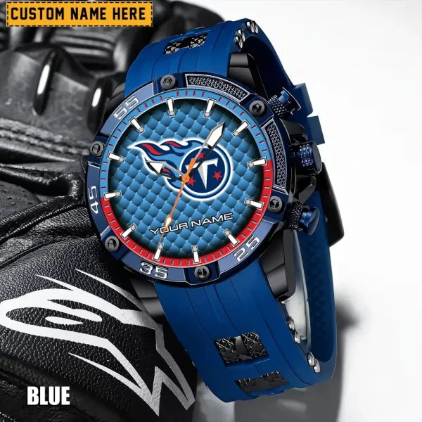 Tennessee Titans Silicon Strap Fashion Wrist Watch Trending 2025 SPTSSFWW096 - Image 2