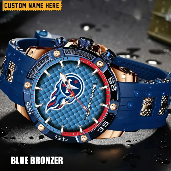 Tennessee Titans Silicon Strap Fashion Wrist Watch Trending 2025 SPTSSFWW096 - Image 4