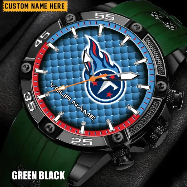 Tennessee Titans Silicon Strap Fashion Wrist Watch Trending 2025 SPTSSFWW096 - Image 5
