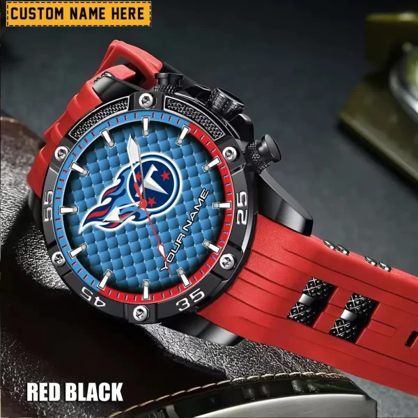 Tennessee Titans Silicon Strap Fashion Wrist Watch Trending 2025 SPTSSFWW096 - Image 6