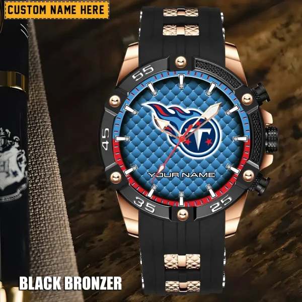 Tennessee Titans Silicon Strap Fashion Wrist Watch Trending 2025 SPTSSFWW096