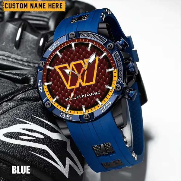 Washington Commanders Silicon Strap Fashion Wrist Watch Trending 2025 SPTSSFWW097 - Image 2