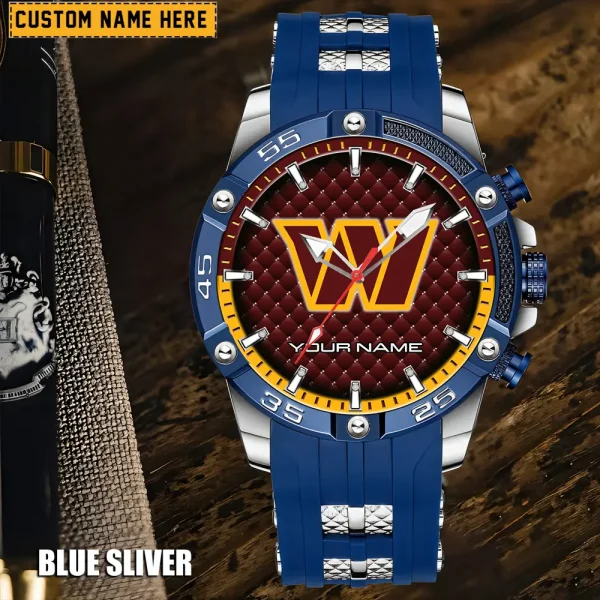 Washington Commanders Silicon Strap Fashion Wrist Watch Trending 2025 SPTSSFWW097 - Image 3