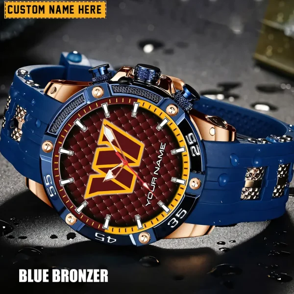 Washington Commanders Silicon Strap Fashion Wrist Watch Trending 2025 SPTSSFWW097 - Image 4