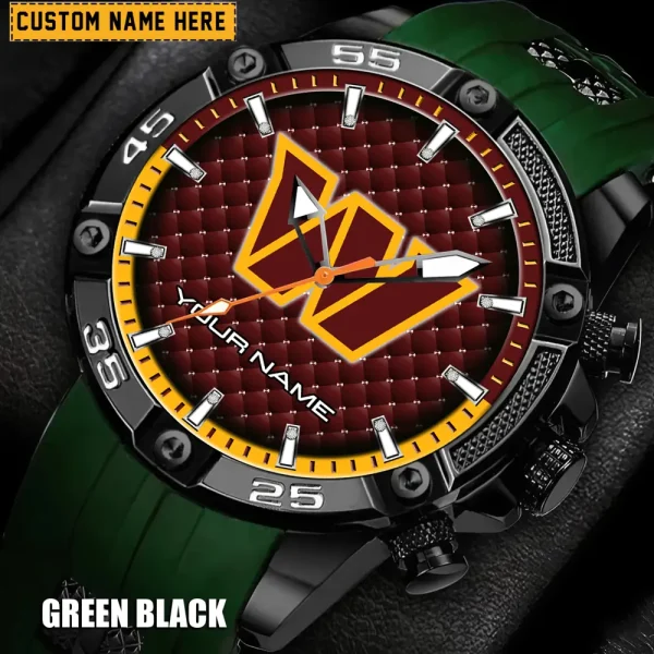 Washington Commanders Silicon Strap Fashion Wrist Watch Trending 2025 SPTSSFWW097 - Image 5