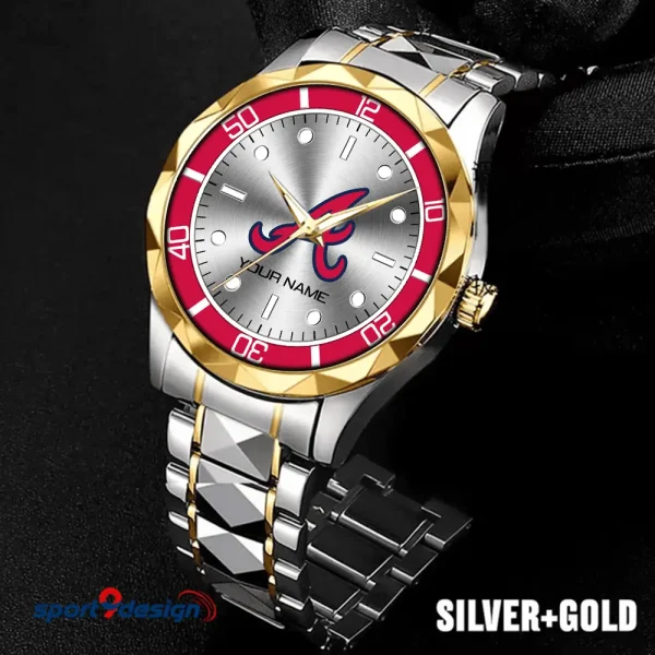 Atlanta Braves MLB Luxury Diamond Men Wristwatch Trending 2025 SPTDMW324 - Image 3