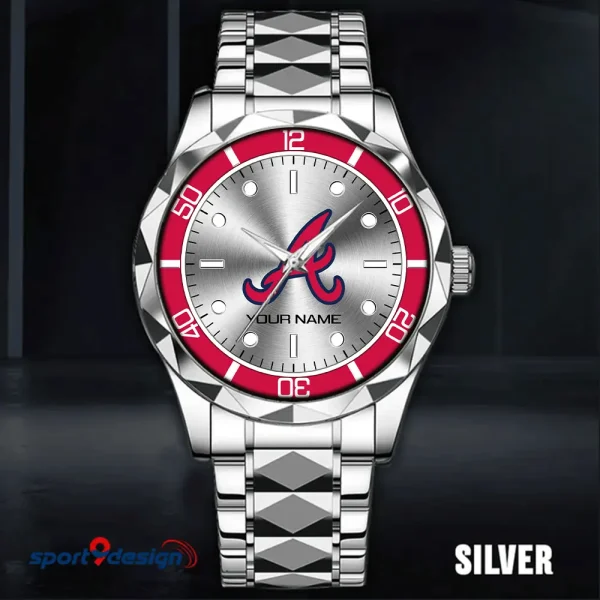 Atlanta Braves MLB Luxury Diamond Men Wristwatch Trending 2025 SPTDMW324 - Image 5