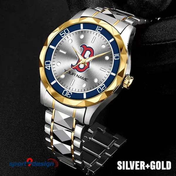 Boston Red Sox MLB Luxury Diamond Men Wristwatch Trending 2025 SPTDMW326 - Image 3