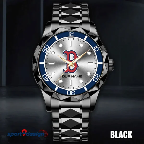 Boston Red Sox MLB Luxury Diamond Men Wristwatch Trending 2025 SPTDMW326 - Image 4