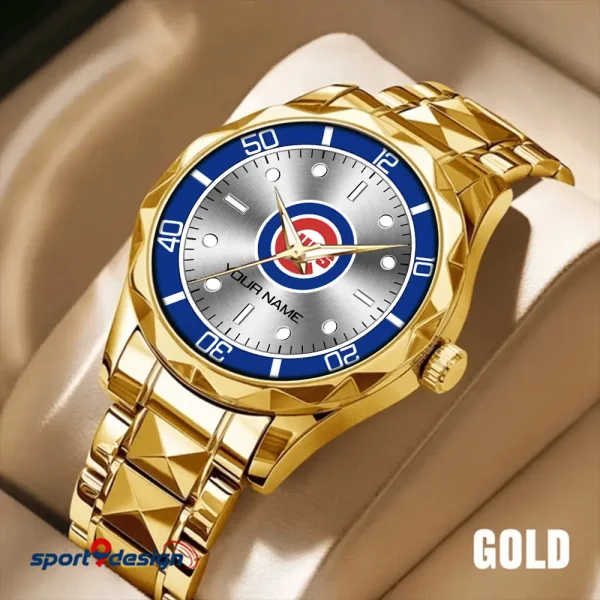 Chicago Cubs MLB Luxury Diamond Men Wristwatch Trending 2025 SPTDMW327 - Image 2