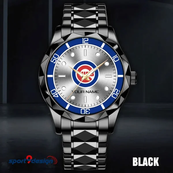 Chicago Cubs MLB Luxury Diamond Men Wristwatch Trending 2025 SPTDMW327 - Image 3