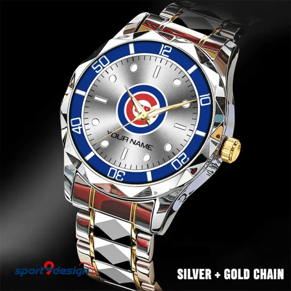 Chicago Cubs MLB Luxury Diamond Men Wristwatch Trending 2025 SPTDMW327 - Image 4
