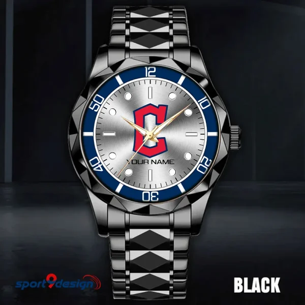 Cleveland Guardians MLB Luxury Diamond Men Wristwatch Trending 2025 SPTDMW330 - Image 4